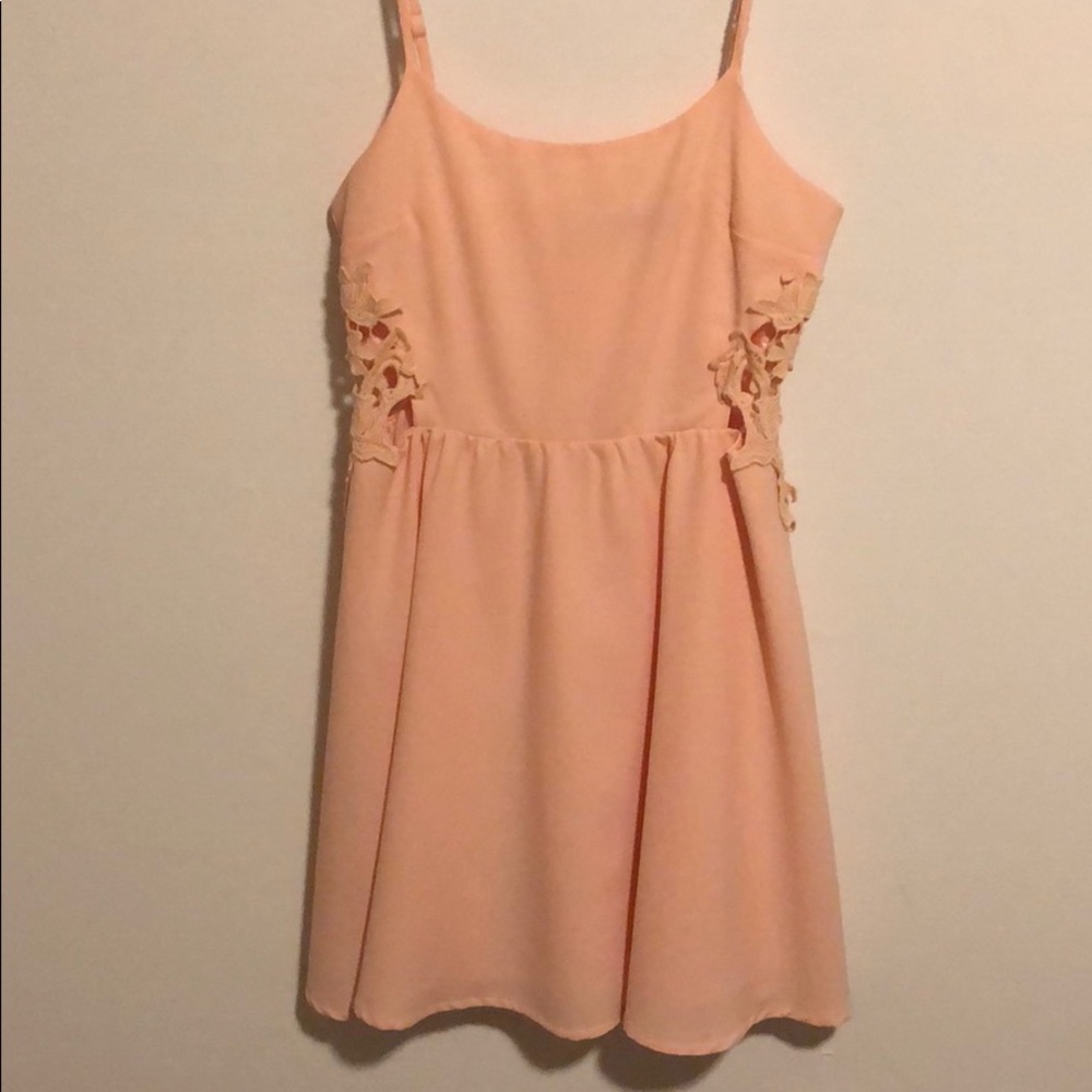 Light pink cocktail dress